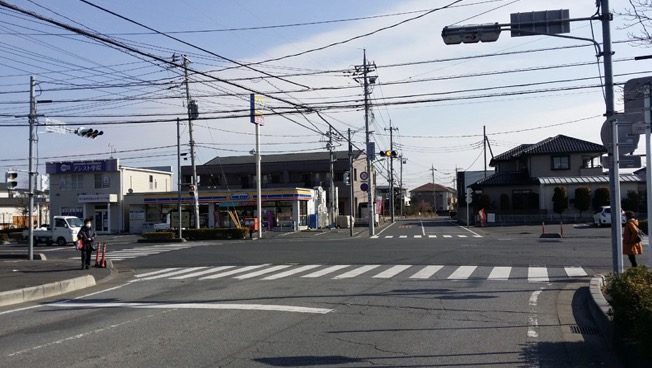 ミニストップのある交差点